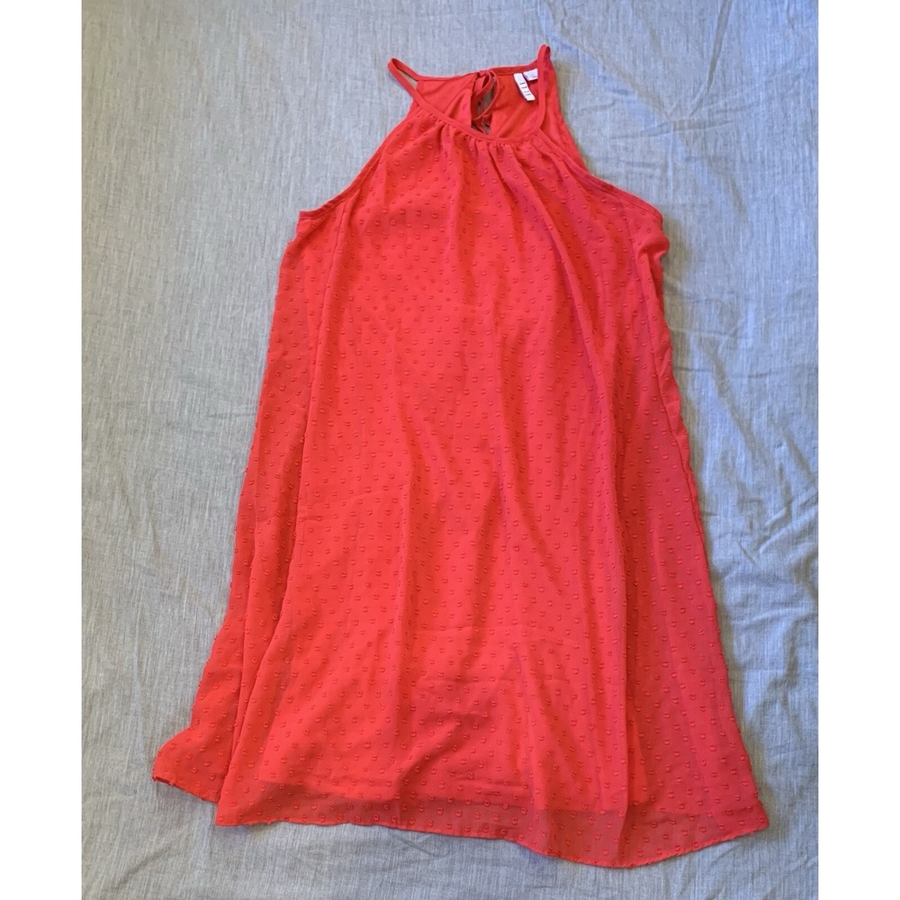 Elle Dress Juniors Medium Red Sleeveless